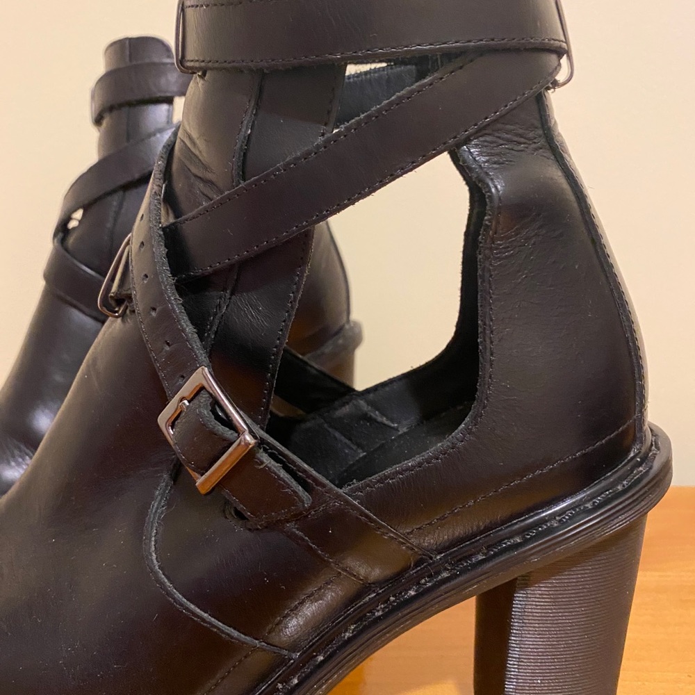 Dr Martin’s open toe shoes